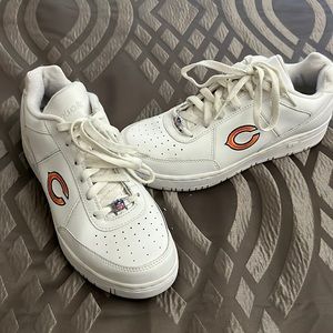 Reebok NFL leather tennis shoes.